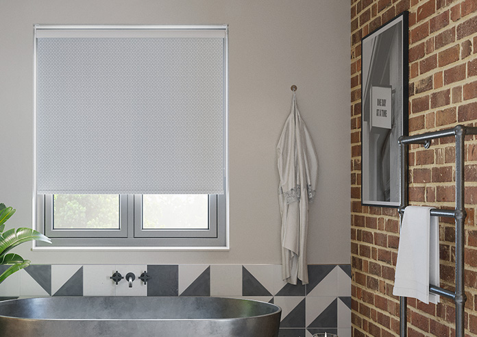Diamond Tile, Heritage Grey - Roller Blind - Image 3
